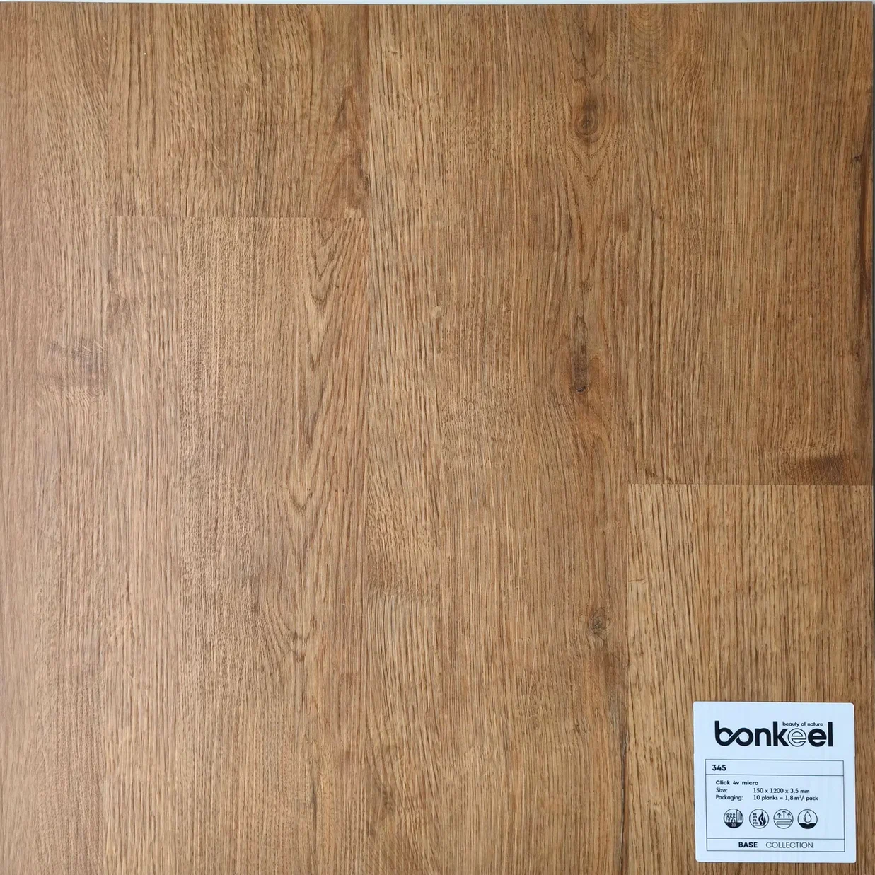 Плитка ПВХ "Bonkeel" Base New 345 (1220*150*3,5 мм) — купить в Ульяновске