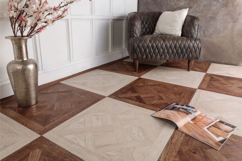 Замковая ПВХ плитка "Aquafloor" AF7001VS (600*600*7 мм) — купить в Ульяновске