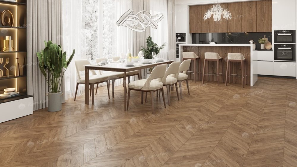 LVT плитка "Alpine Floor" Гевуина (555*127*2,5 мм) — купить в Ульяновске