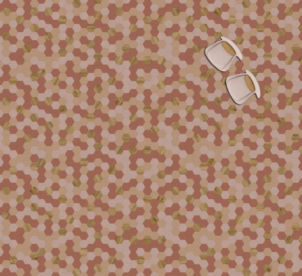 Виниловая плитка "Moduleo" Moods Hexagon 350 (226,32*196*2,5 мм) — купить в Ульяновске