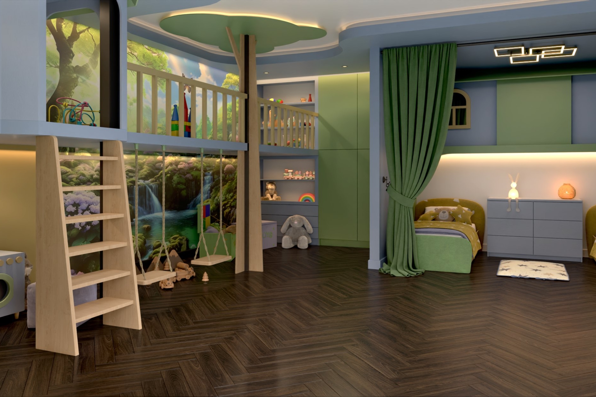 Инженерный паркет «Damy Floor» Каштановый (укладка елочкой) — купить в Ульяновске