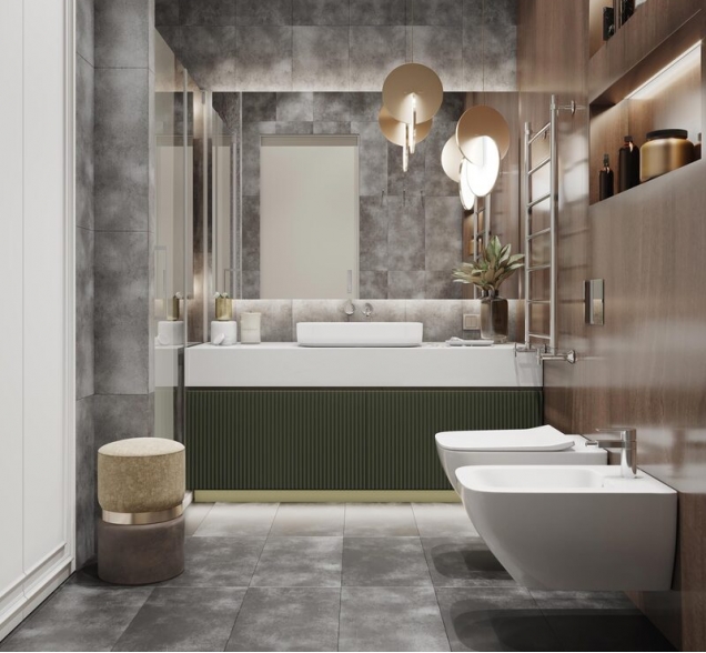 SPC ламинат "CronaFloor" Stone 4V Торнадо Дымчатый (600*300*4 мм) — купить в Ульяновске