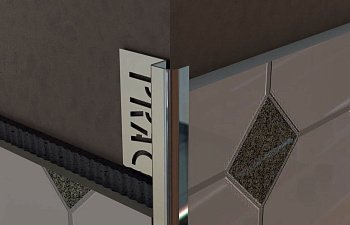 Профиль наружный полукруглый для керамической плитки KUR 10 EM 270 матовый